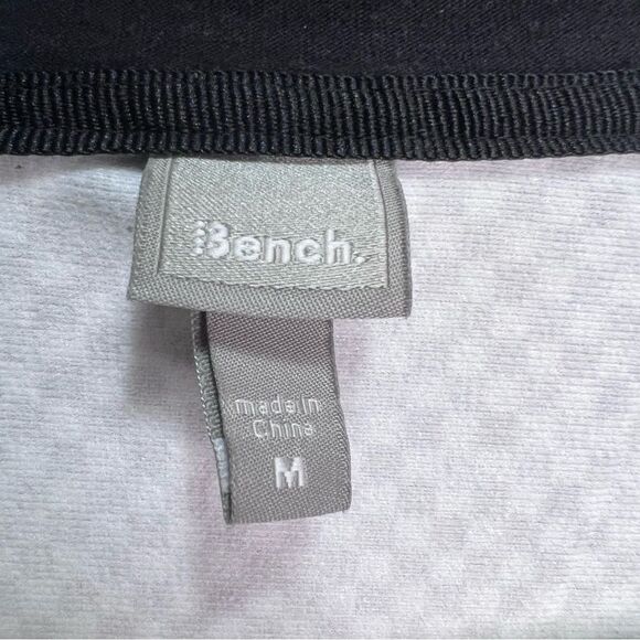 Bench Black & White Checkered Zip Up Sweater Size M - Picture 10 of 10